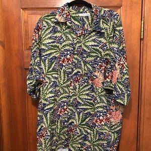 Pierre Cardin Men’s XL Hawaiian Button Shirt